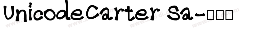 UnicodeCarter Sa字体转换